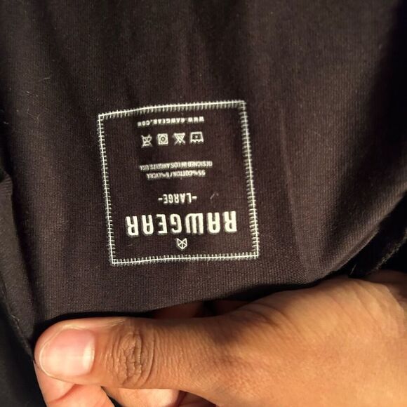 Black Raw Gear Tank Top NO TAG - Picture 3 of 3